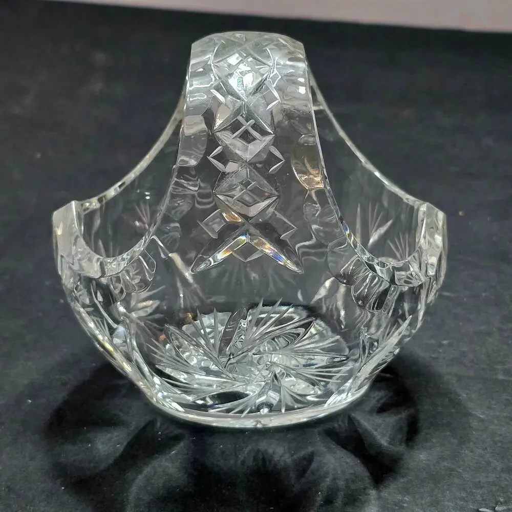 Cut Crystal Basket 4